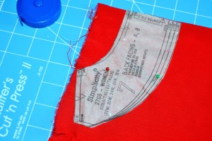 Crinkle Rayon Back Facing Piece