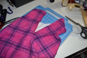 Remove the basting stitches